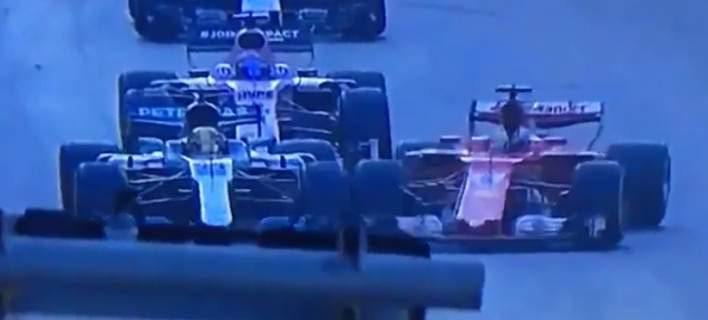 Απίστευτη εξέλιξη στο γκραν πρι της F1 στο Αζερμπαϊτζάν: Ο Φέτελ τράκαρε ηθελημένα τον Χάμιλτον! (βίντεο)